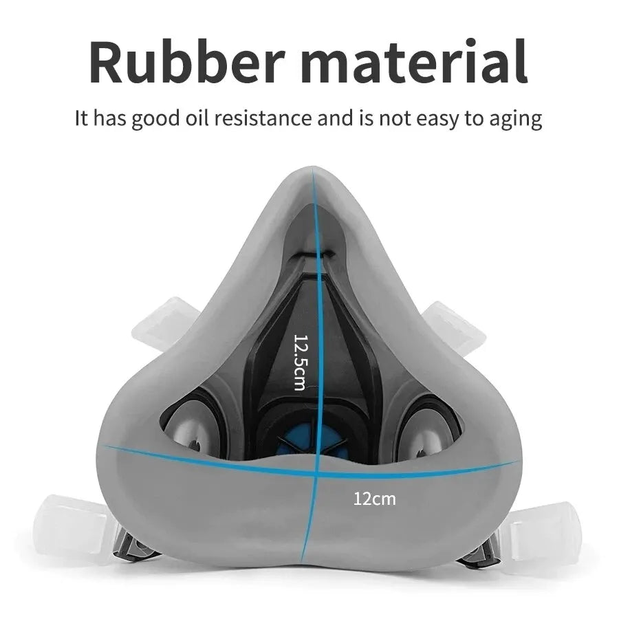 Máscara de Gas de media cara con filtro de algodón