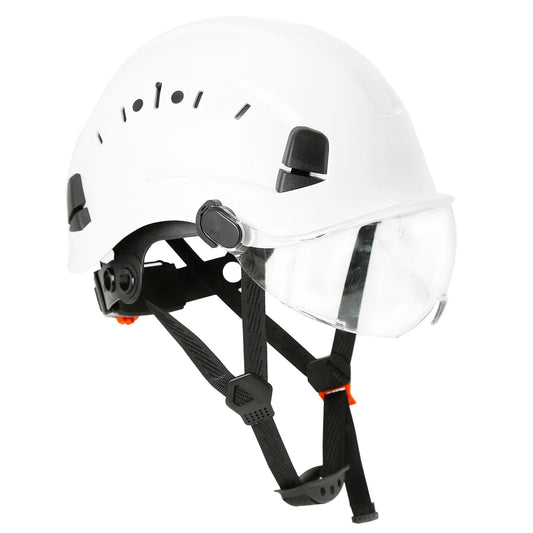 Casco de seguridad para construcción CE con gafas